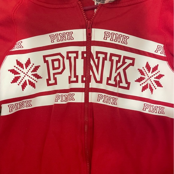 NWOT Victoria’s Secret PINK Onesie Pajama Sherpa - Picture 5 of 8